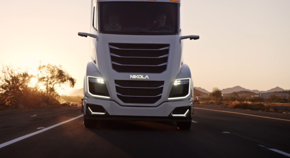 Nikola Tre Fuel Cell Electric Sleeper Cabs Class 8 Truck